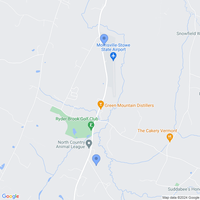 Map of veterinarians in Morrisville, VT