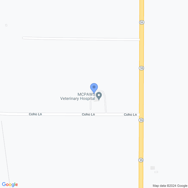 Map of veterinarians in Mccall, ID