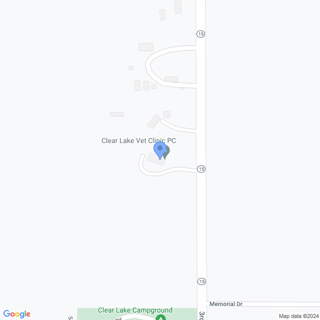 Map of veterinarians in Clear Lake, SD