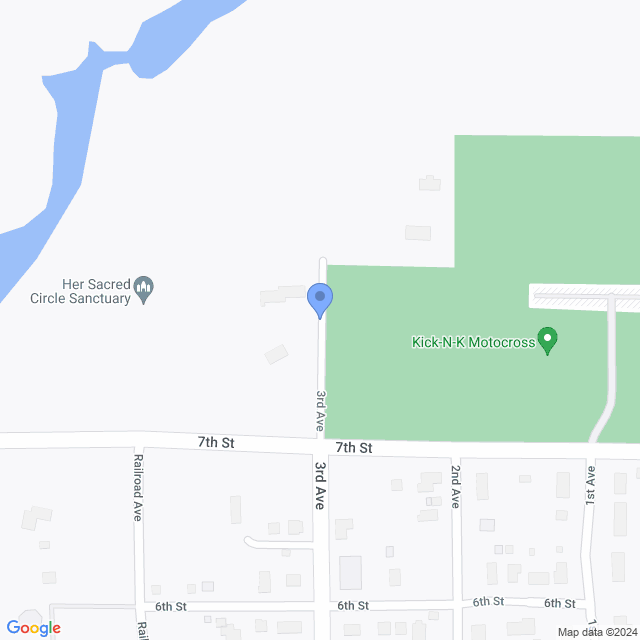 Map of veterinarians in Frederick, SD