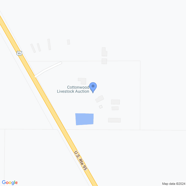 Map of veterinarians in Cottonwood, ID