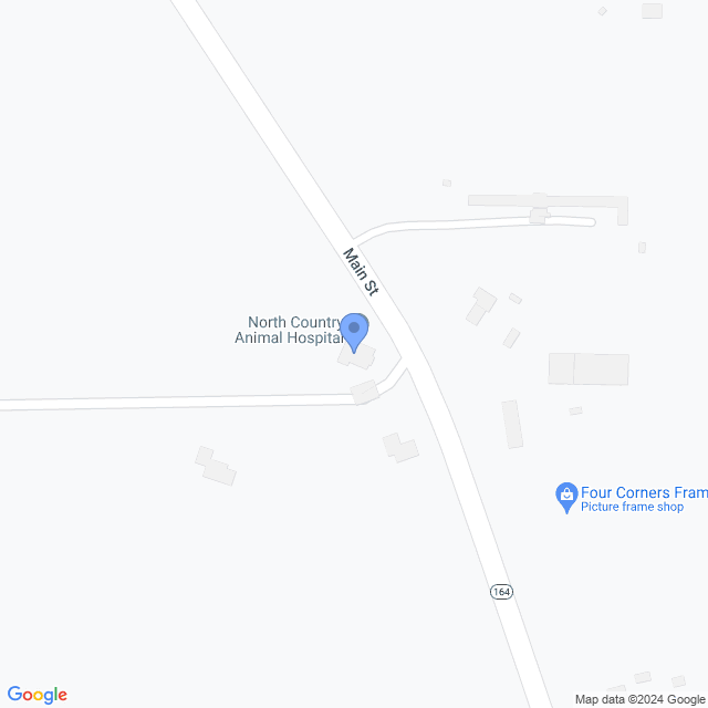 Map of veterinarians in Caribou, ME