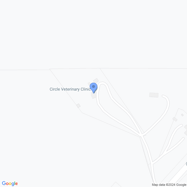 Map of veterinarians in Circle, MT