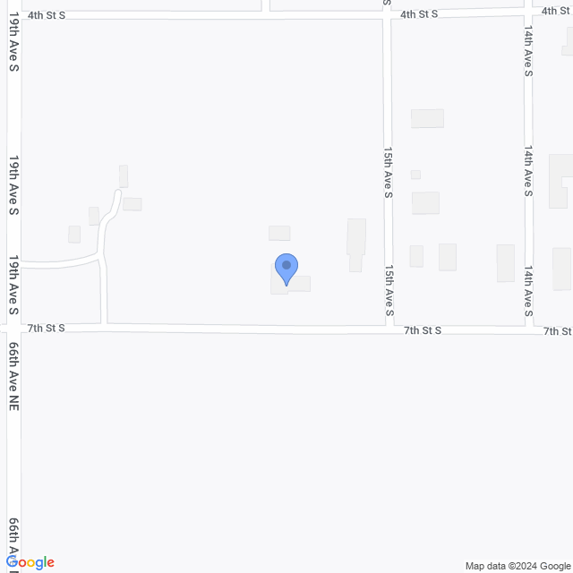 Map of veterinarians in Carrington, ND