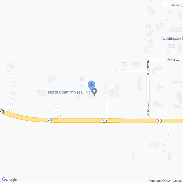 Map of veterinarians in Turtle Lake, ND