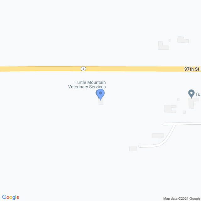Map of veterinarians in Bottineau, ND