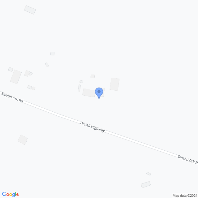 Map of veterinarians in Cantwell, AK