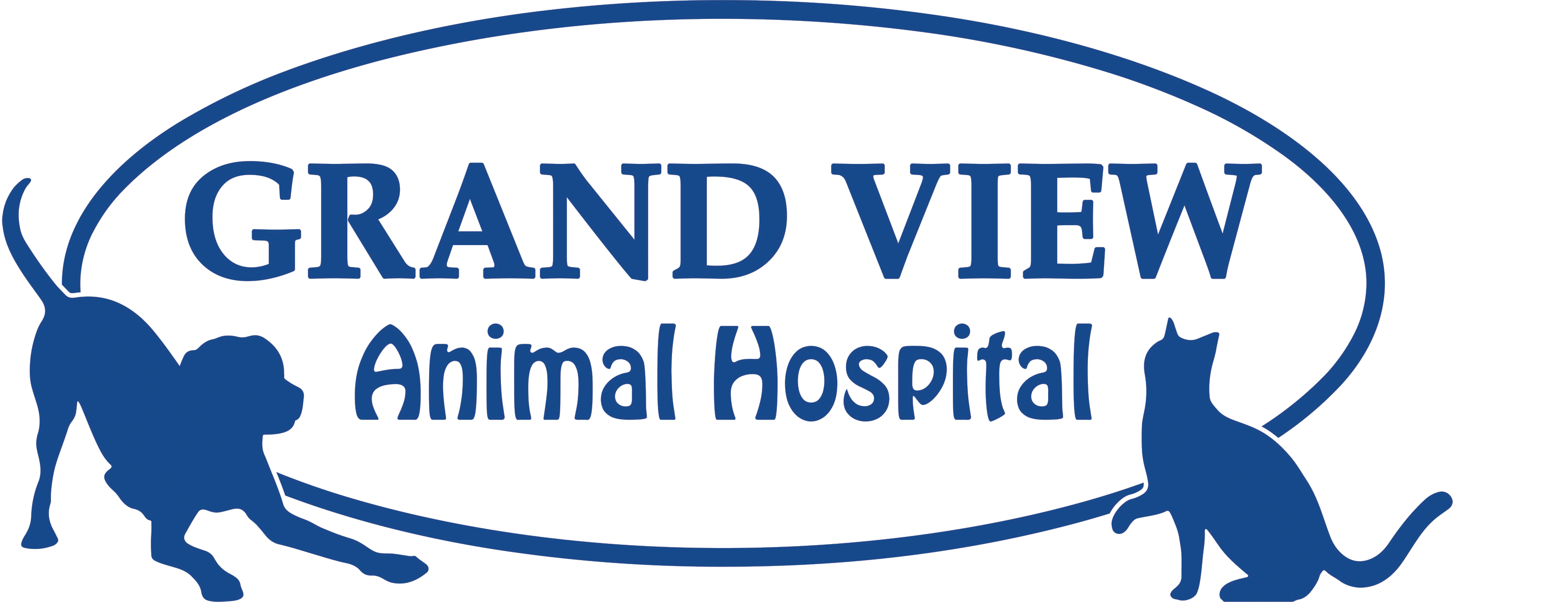 Grand View Animal Hospital Logo