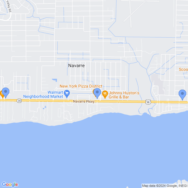 Map of veterinarians in Navarre, FL