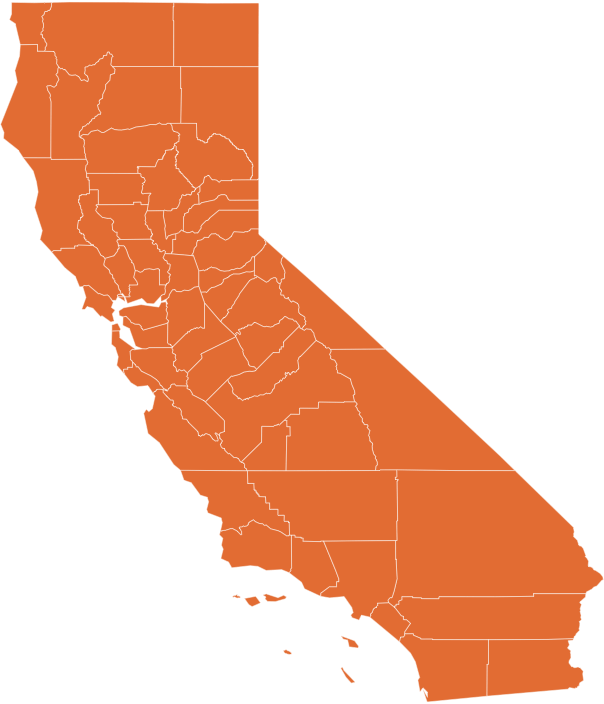 A map of California